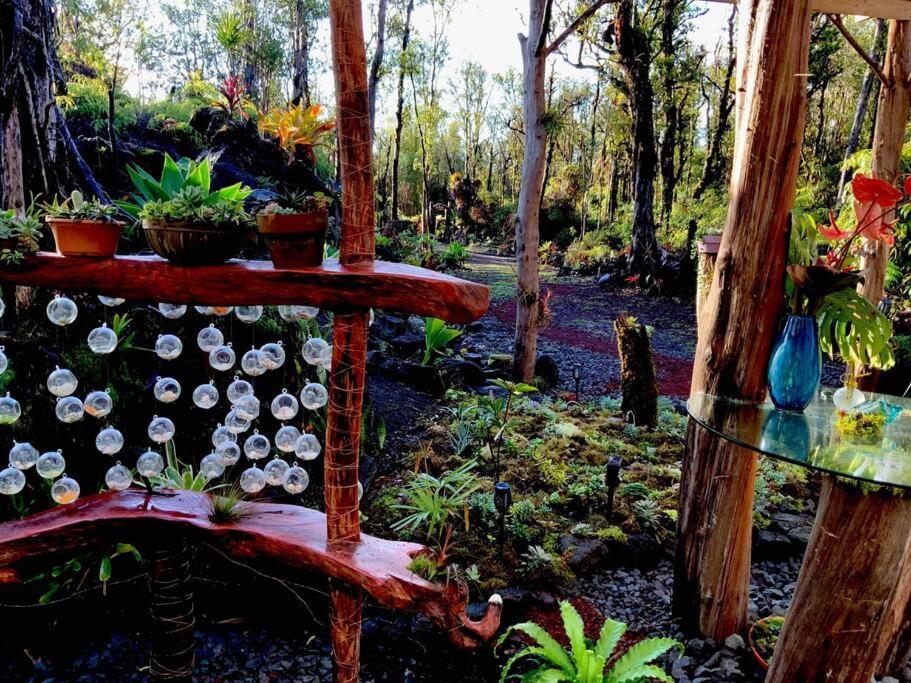 Exotic Garden Cottage At Amazing Volcano Fissure Mountain View Exterior photo